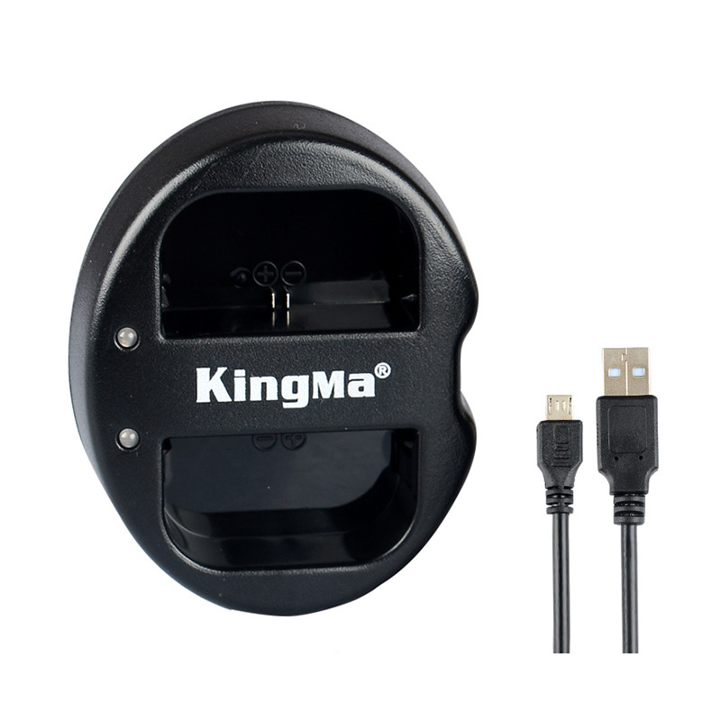KingMa LP-E6 charger Canon 5D2 5D3 70D 60D 6D 7D 7D2 battery Dual charger